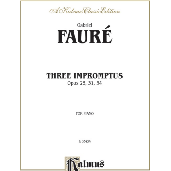 Alfred Faure - Three Impromptus