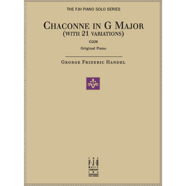 FJH Handel: Chaconne in G Major, G229 (with 21 Variations)