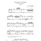 FJH Handel: Chaconne in G Major, G229 (with 21 Variations)