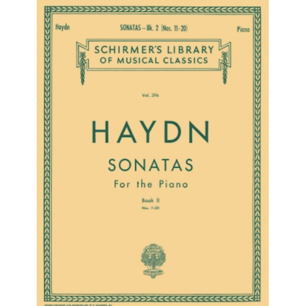 G. Schirmer, Inc. Haydn 20 Sonatas - Book 2
