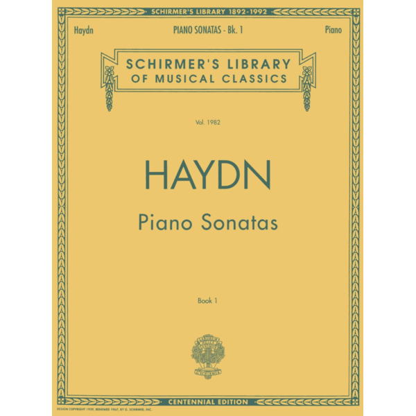 G. Schirmer, Inc. Haydn Piano Sonatas - Book 1
