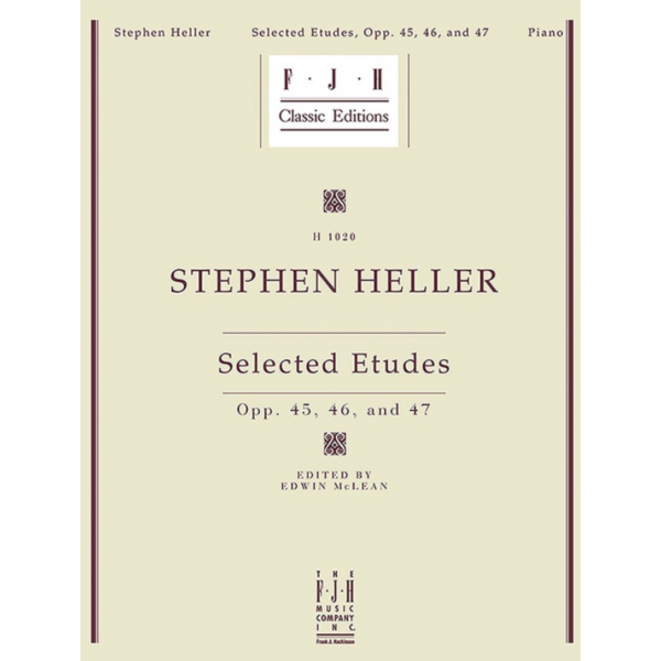 FJH Selected Etudes, Opp. 45, 46, and 47