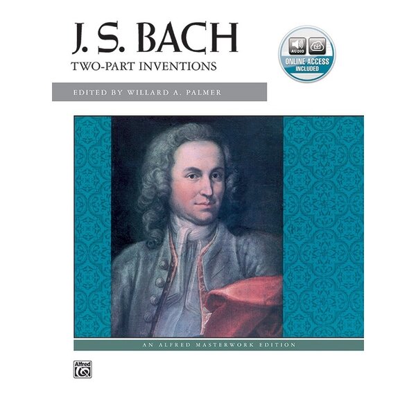 Alfred Music Bach - Two-Part Inventions: Piano Book & Online Audio