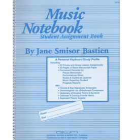 BASTIEN PIANO Bastien Music Notebook