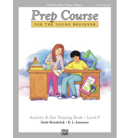 Alfred Music Alfred's Basic Piano Prep Course: Activity & Ear Training Book F