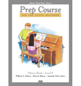 Alfred Music Alfred's Basic Piano Prep Course: Theory Book F