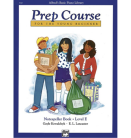 Alfred Music Alfred's Basic Piano Prep Course: Notespeller Book E