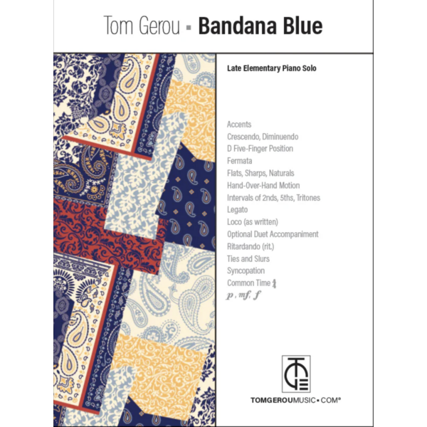 TOMGEROUMUSIC Gerou - Bandana Blue