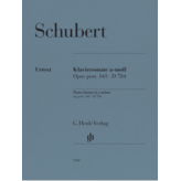 Henle Urtext Editions Schubert - Piano Sonata in A Minor, Op. Post. 142, D. 784