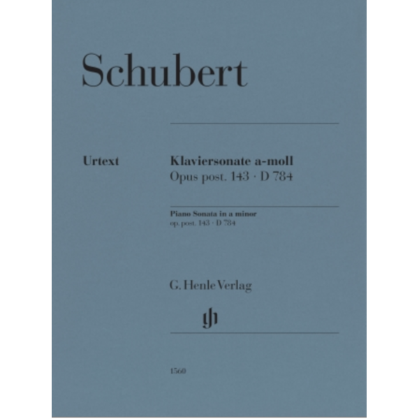 Henle Urtext Editions Schubert - Piano Sonata in A Minor, Op. Post. 142, D. 784