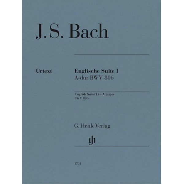 Henle Urtext Editions Bach - English Suite I in A Major