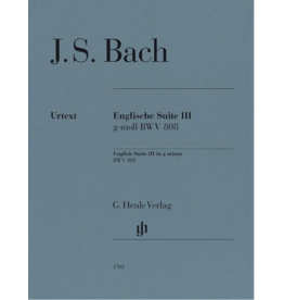 Henle Urtext Editions Bach - English Suite III in G minor