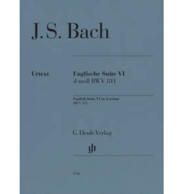 Henle Urtext Editions Bach - English Suite VI in D minor