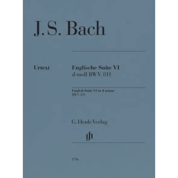 Henle Urtext Editions Bach - English Suite VI in D minor