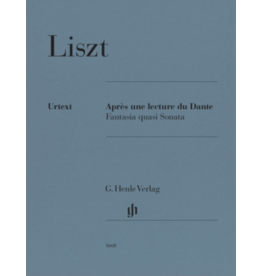 Henle Urtext Editions Liszt - Apres Une Lecture du Dante; Fantasia quasi Sonata