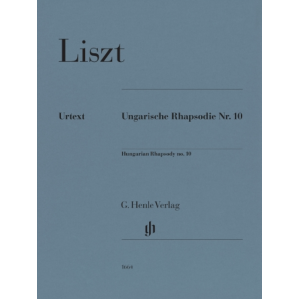 Henle Urtext Editions Liszt - Hungarian Rhapsody No. 10