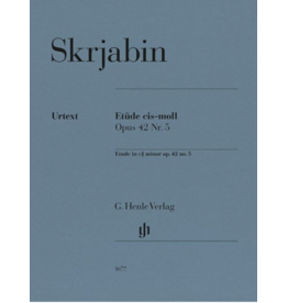 Henle Urtext Editions Scriabin - Etude in C# Minor, Op. 42, No. 5
