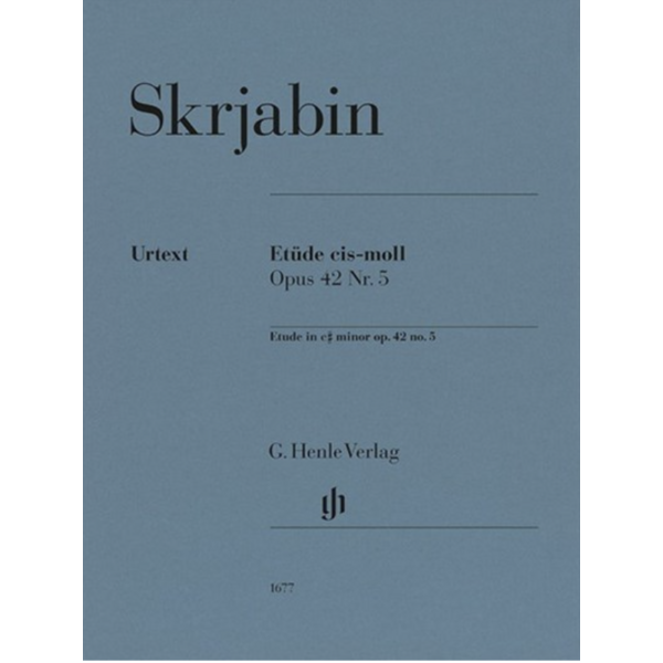 Henle Urtext Editions Scriabin - Etude in C# Minor, Op. 42, No. 5