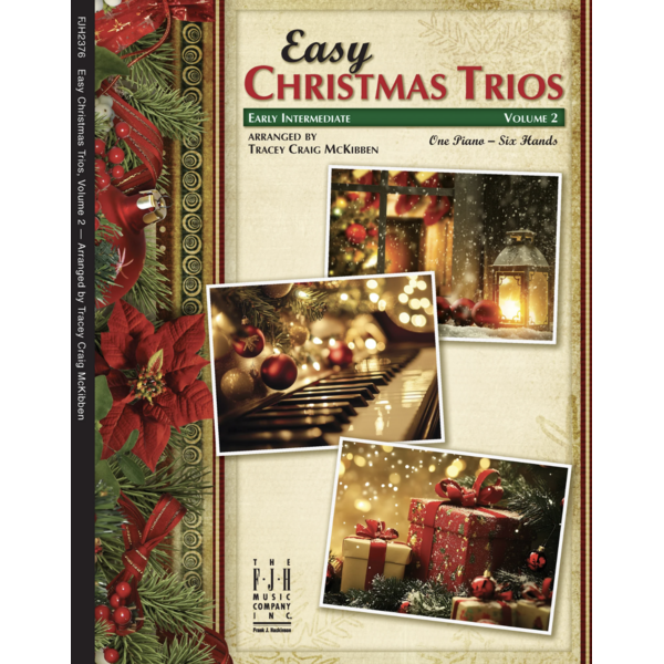 FJH Easy Christmas Trios, Volume 2: Piano Book