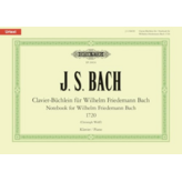 Bach - Notebook for Wilhelm Friedemann Bach, K. 1720