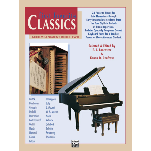 Alfred First Favorite Classics: Accompaniment, Book 2