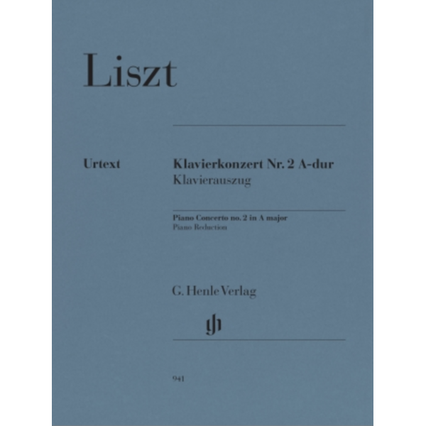 Henle Urtext Editions Liszt - Piano Concerto No. 2 A Major