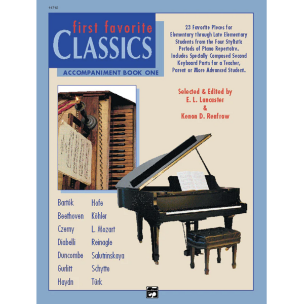 Alfred First Favorite Classics: Accompaniment, Book 1