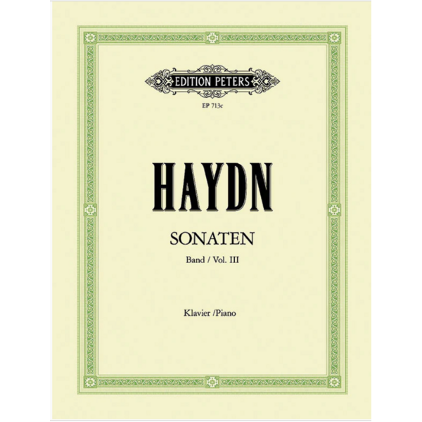 Edition Peters Haydn - Sonatas Vol. 3