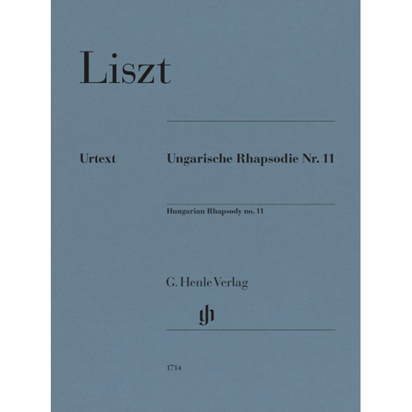 Henle Urtext Editions Liszt - Hungarian Rhapsody No. 11