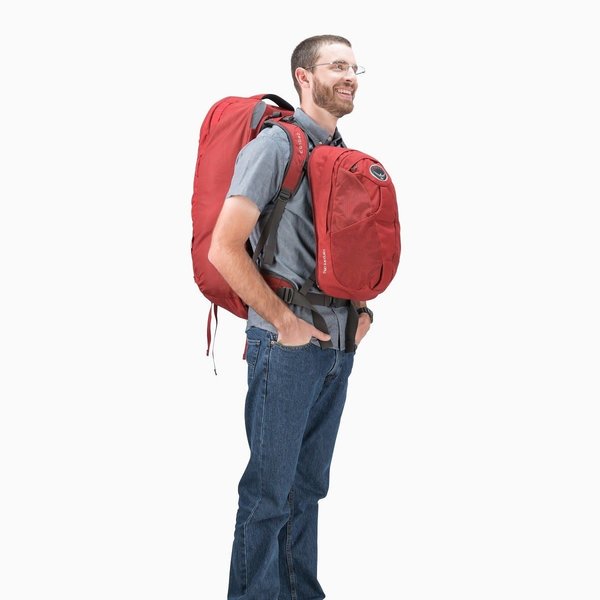 osprey farpoint 55 red