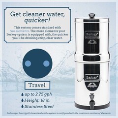 Travel  Berkey 1.5 gal.