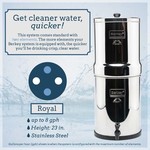 BERKEY PURIFICATION SYSTEMS Royal  Berkey 3.25 gal.