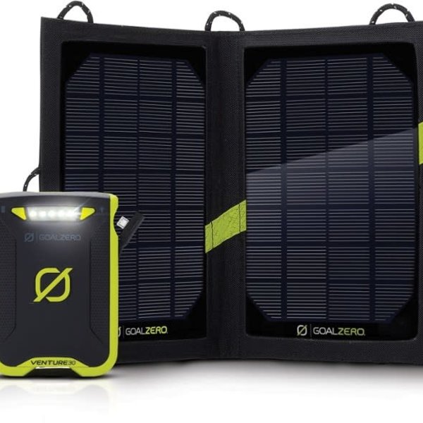 VENTURE 30 POWER BANK + NOMAD 7 PLUS SOLAR KIT