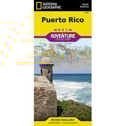 NATIONAL GEOGRAPHIC Adventure Puerto Rico Travel Map