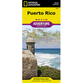 NATIONAL GEOGRAPHIC Adventure Puerto Rico Travel Map