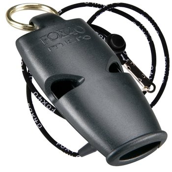 FOX 40 Fox 40 Micro Whistle BLACK  + LANYARD