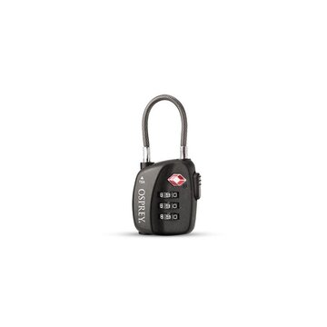 OSPREY TSA 3-Dial Cable Lock Black