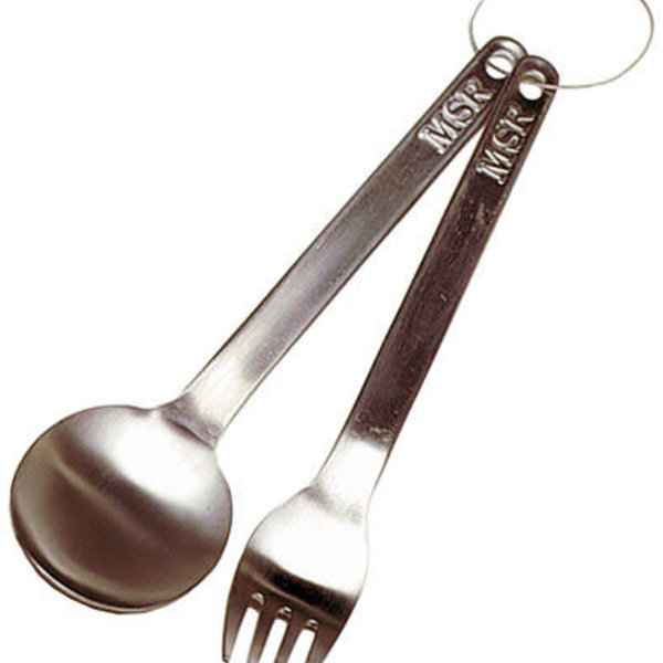 MSR TITANIUM FORK & SPOON SET