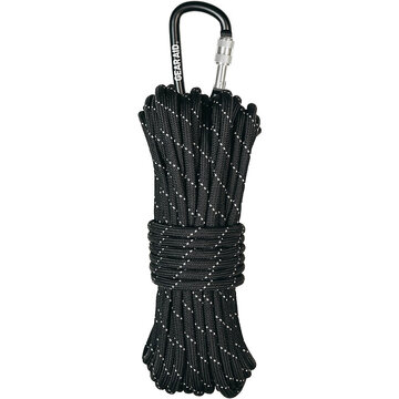  1100 Paracord 50 ft Black Refl