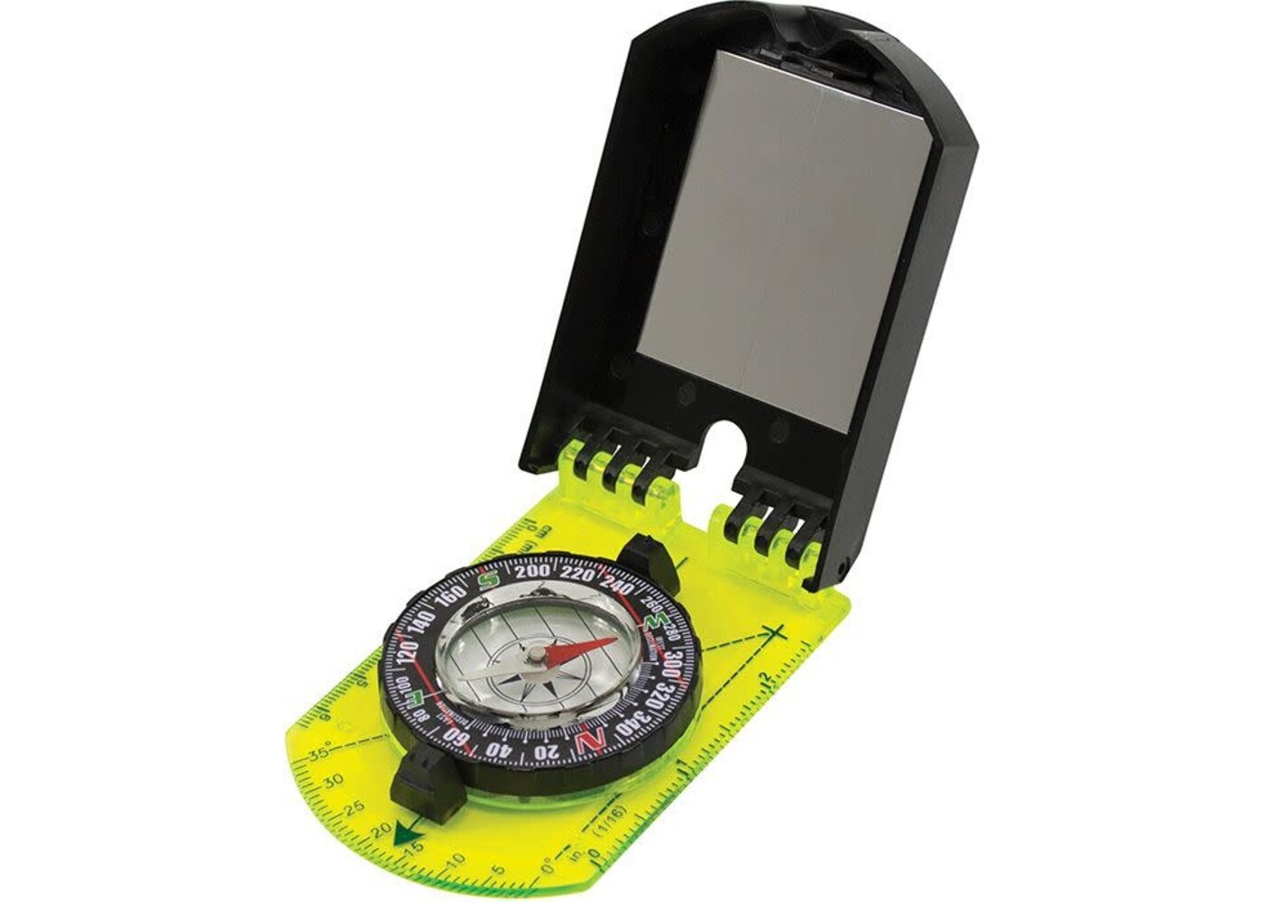HI VIS FOLDING MAP COMPASS