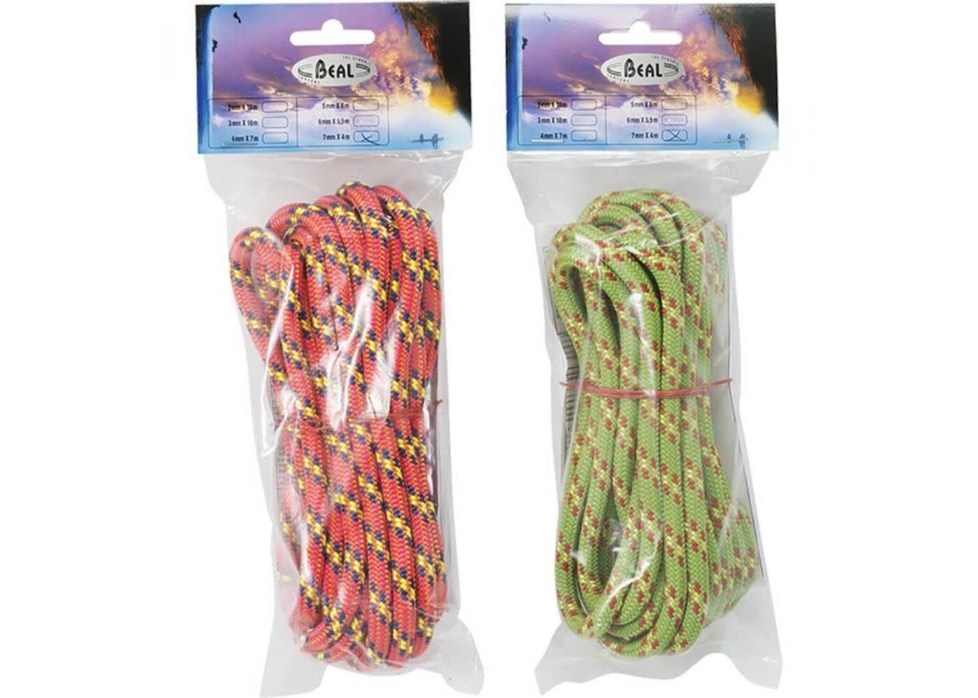 BEAL 7MM CUT CORD 4M ASSORTED