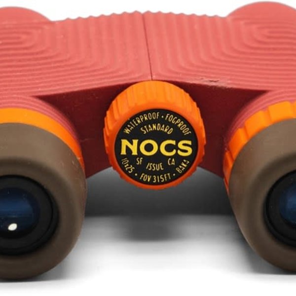 Nocs Standard Issue 10X25  Binoculars Manzanita Red