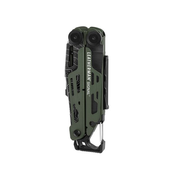 LEATHERMAN SIGNAL GREEN TOPO /NYLON/BOX-INT