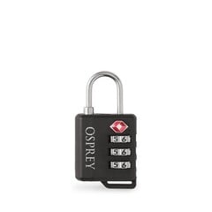 OSPREY PADLOCK   BLACK - TRAVEL SENTRY 3-DIAL