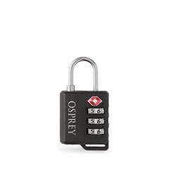 OSPREY TSA 3-Dial Padlock Black