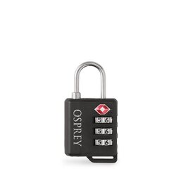 OSPREY TSA 3-Dial Padlock Black