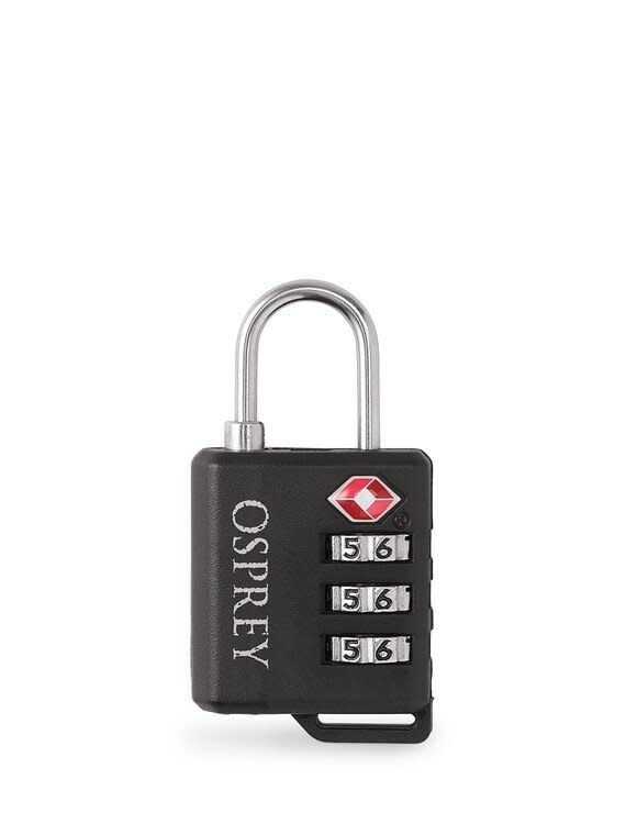 OSPREY TSA 3-Dial Padlock Black