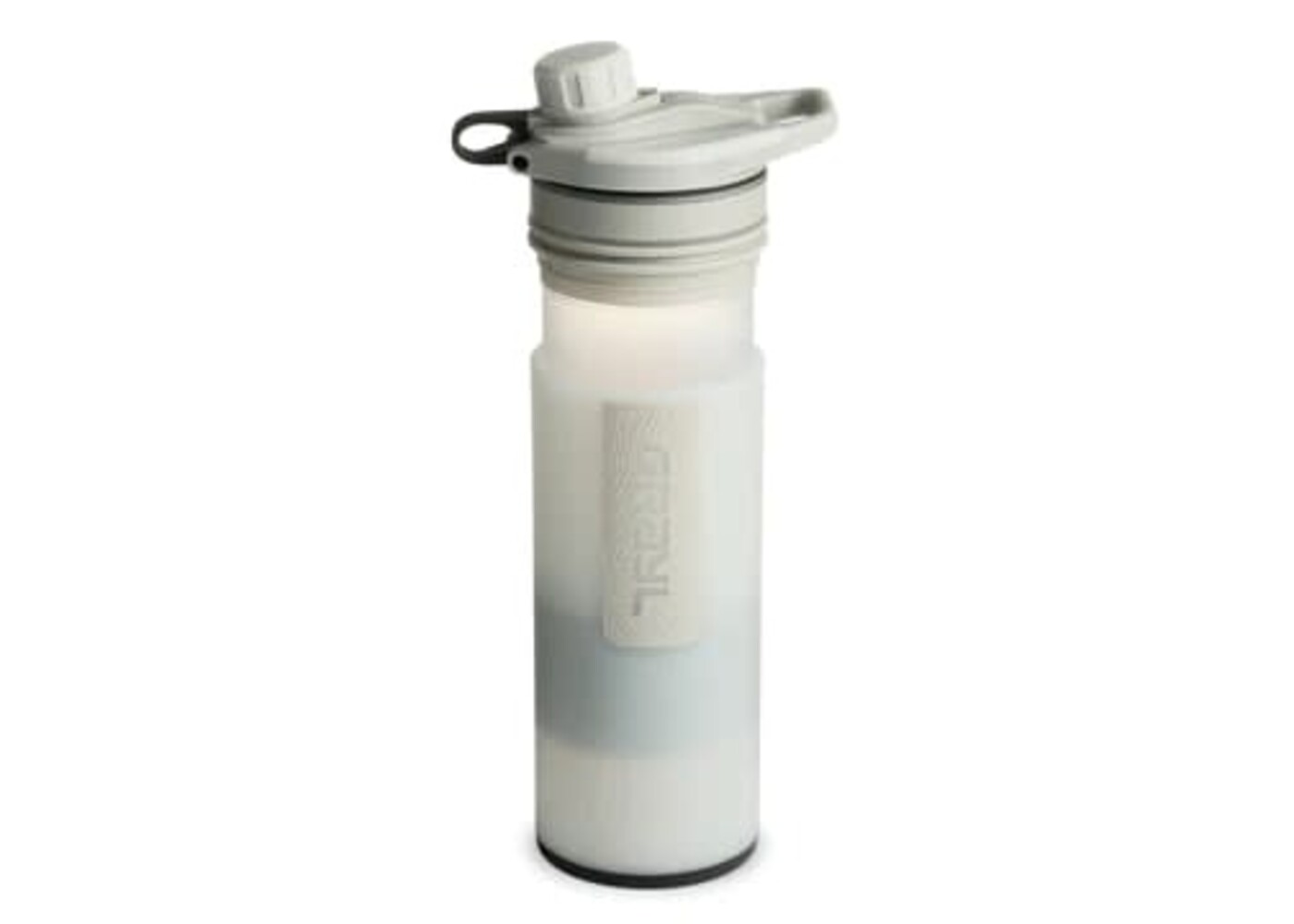 24oz GeoPress Purifier Bottle - Peak White