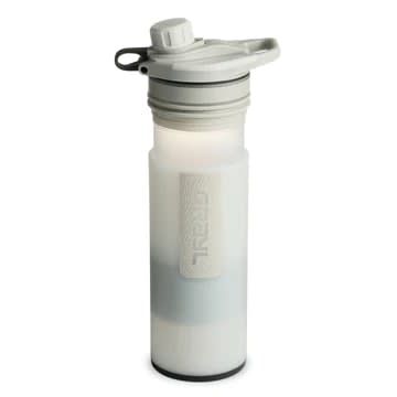 24oz GeoPress Purifier Bottle - Peak White