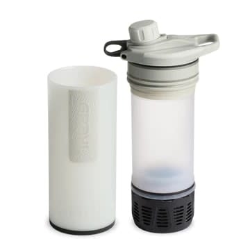 24oz GeoPress Purifier Bottle - Peak White